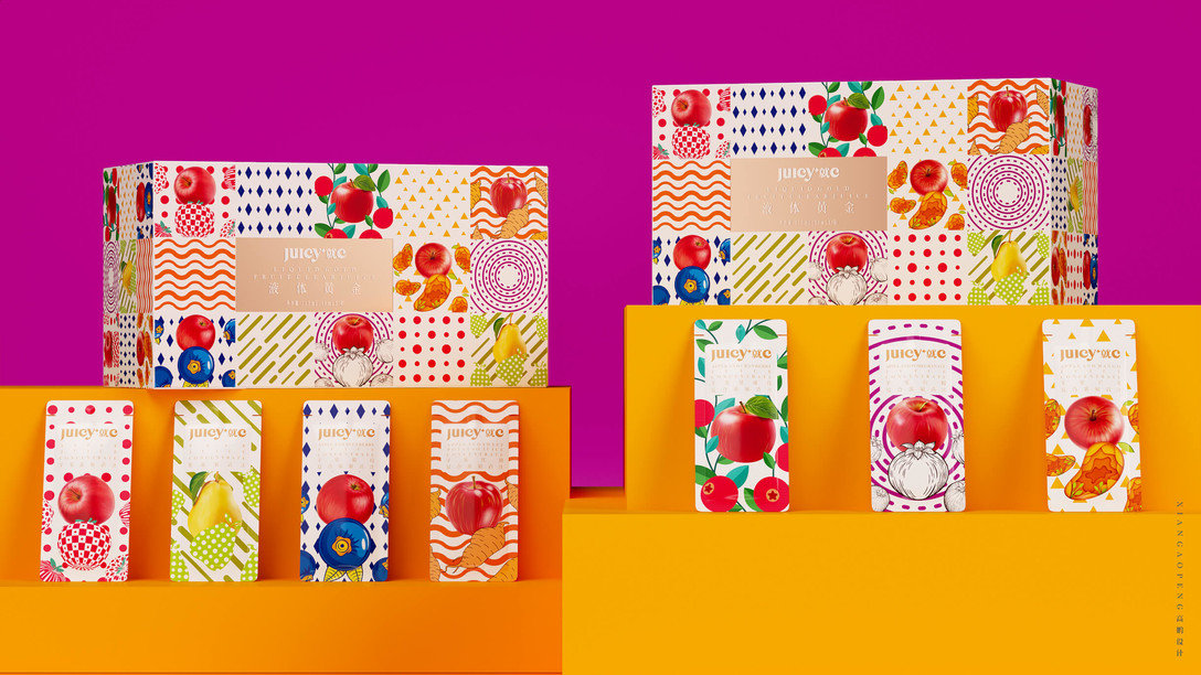 安徽缤纷海岛水果品牌包装设计